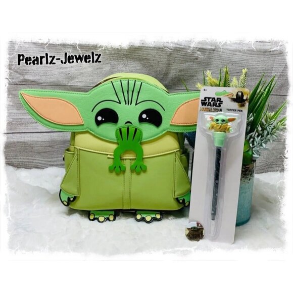 Loungefly | Bags | Loungefly Star Wars Mandalorian Child Baby Yoda Frog ...
